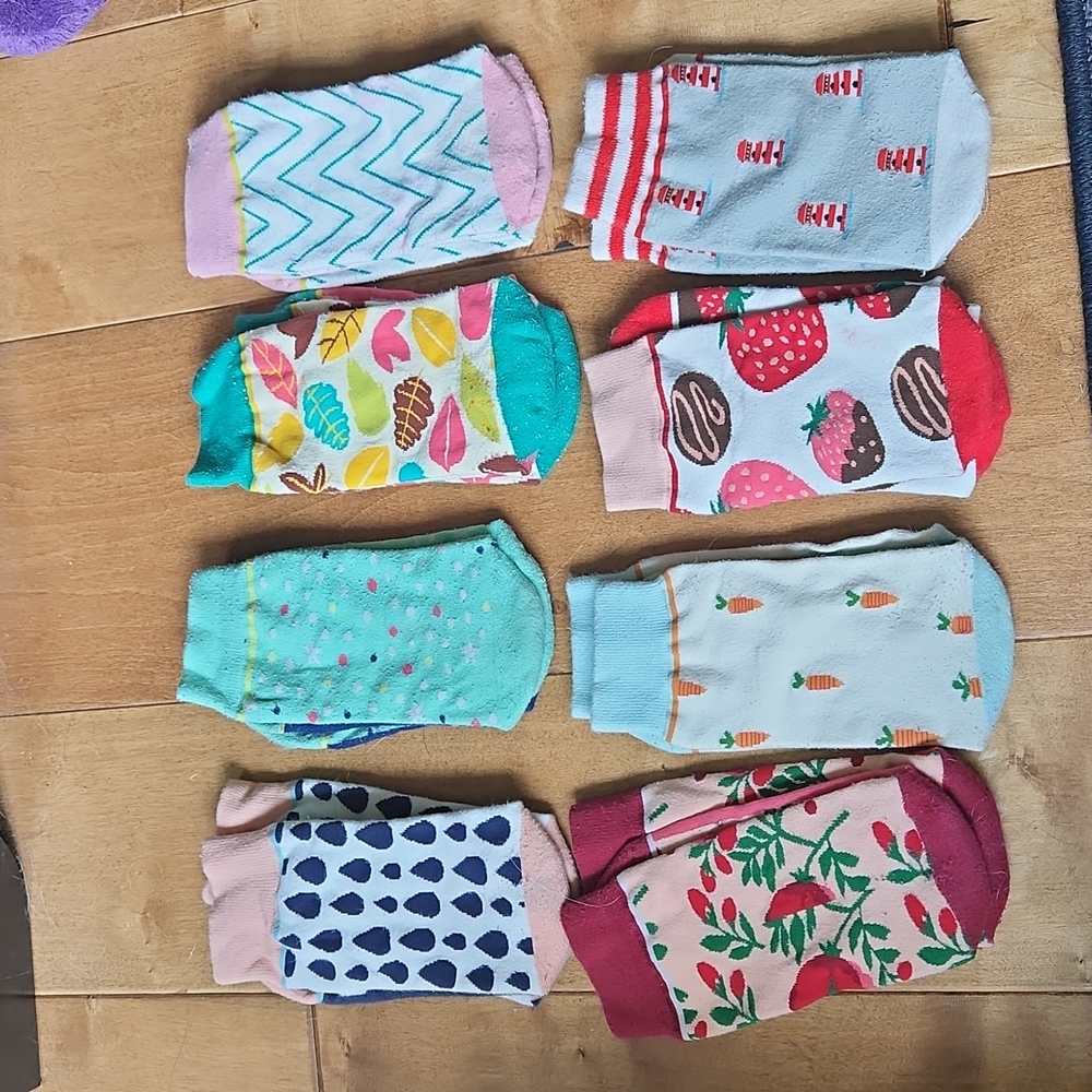 Woven pear socks